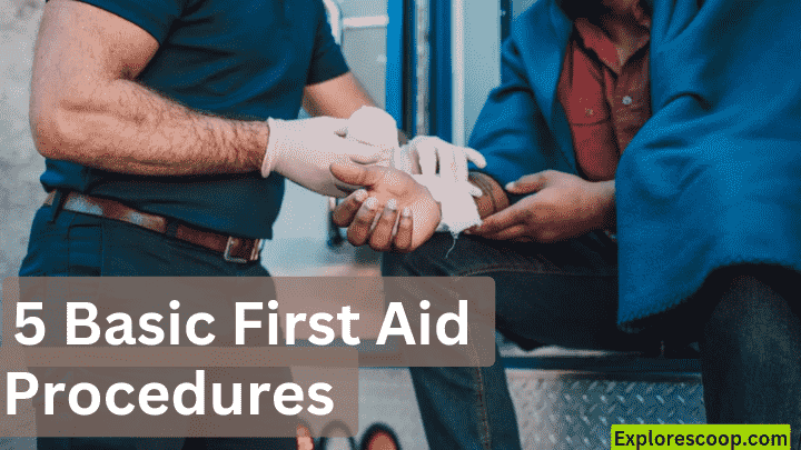 a  first aider is providing first aid to persons who's hand is imjured (5 basic first aid procedures for common injuries)