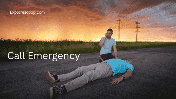 a persong making emergency call (What are the 6 concepts in high quality cpr)