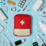 An Image Showing First Aid Kit items