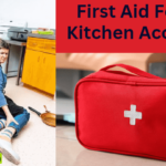 an image showing a women fallen on ground (first aid for kitchen accidents 7 Essеntials)