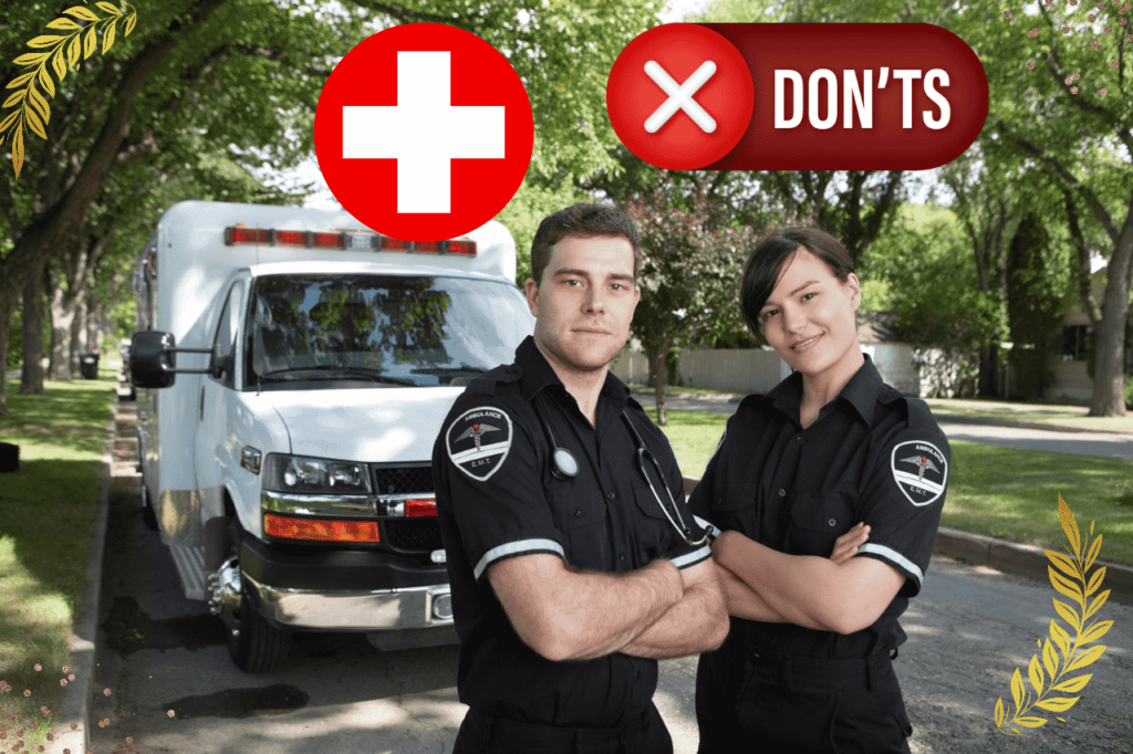 the don't of first aid care