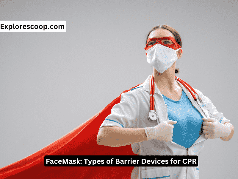 How can you lower your risk for infection when giving breaths? 4 Practical Steps! 1 A female Health Worker Wearing Face Mask (how can you lower your risk for infection when giving breaths?)