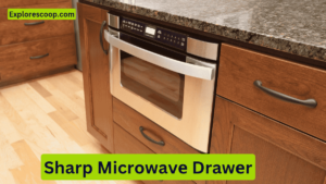An image of sharp microwave drawer fitted in the kitchen- (Sharp microwave drawer problems)