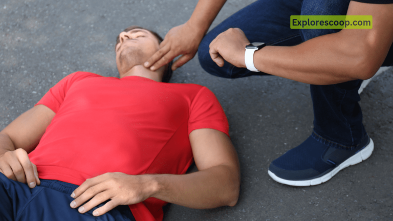 A person checking pulse on the neck-(what does cab stand for in first aid and CPR)
